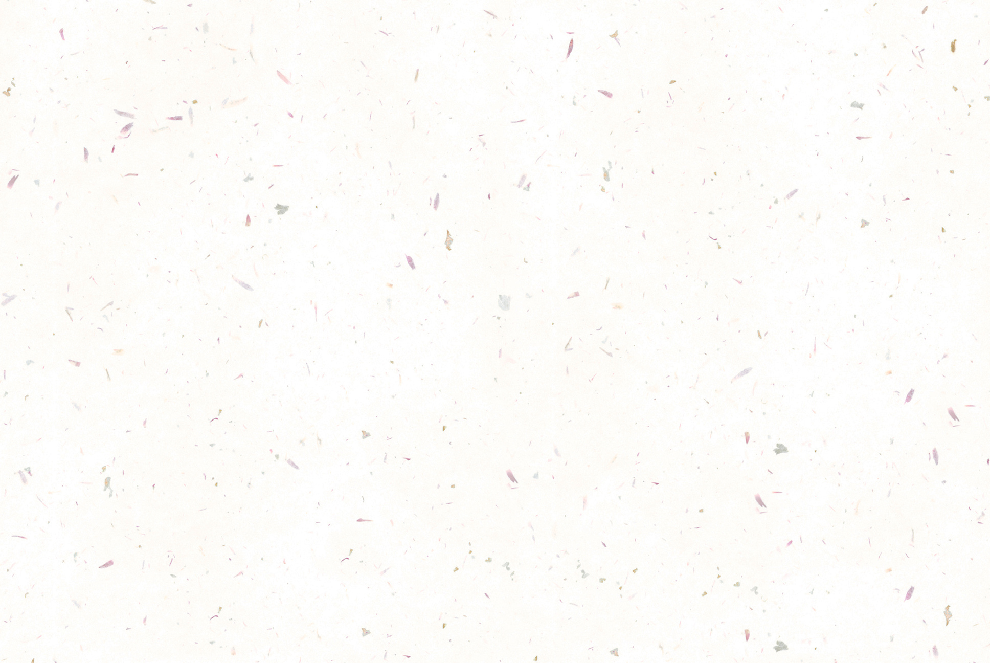 Speckled confetti background.